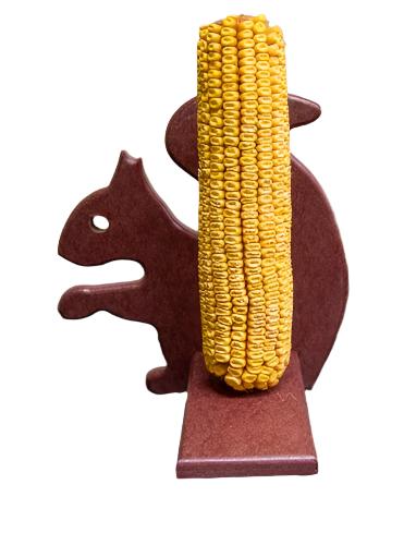 Mr. Squirrel corn feeder (corn not included)