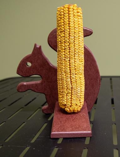Mr. Squirrel corn feeder