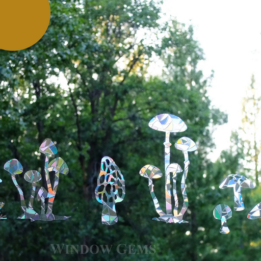 Mushroom Window Cling