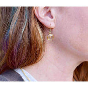 Pretty Pickle Hexagon Mustard Seed Earrings