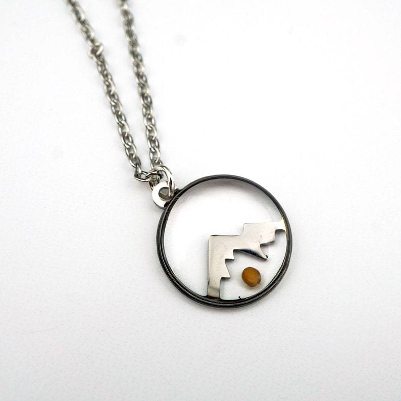 Tiny Mountain Mustard Seed Necklace