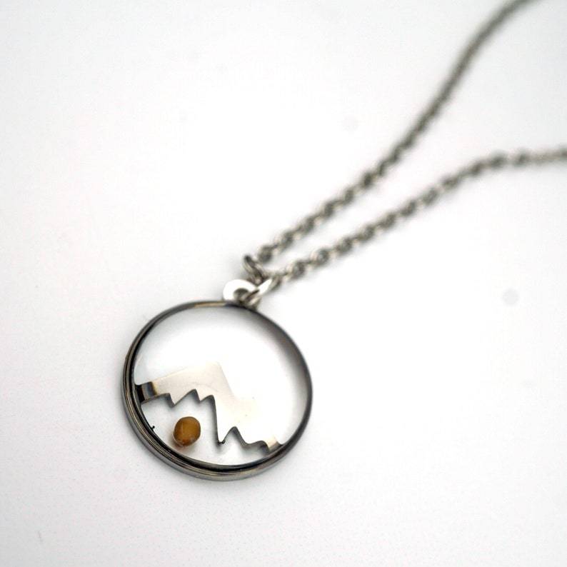 Tiny Mountain Mustard Seed Necklace