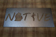 Silver Vein Metal Michigan Native sign