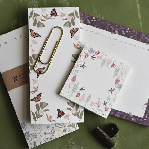 Monarchs Notepad set