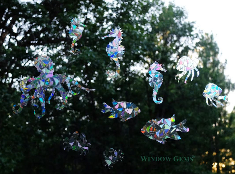 Ocean Creatures Window Clings