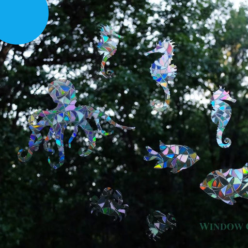 Ocean Creatures Window Clings