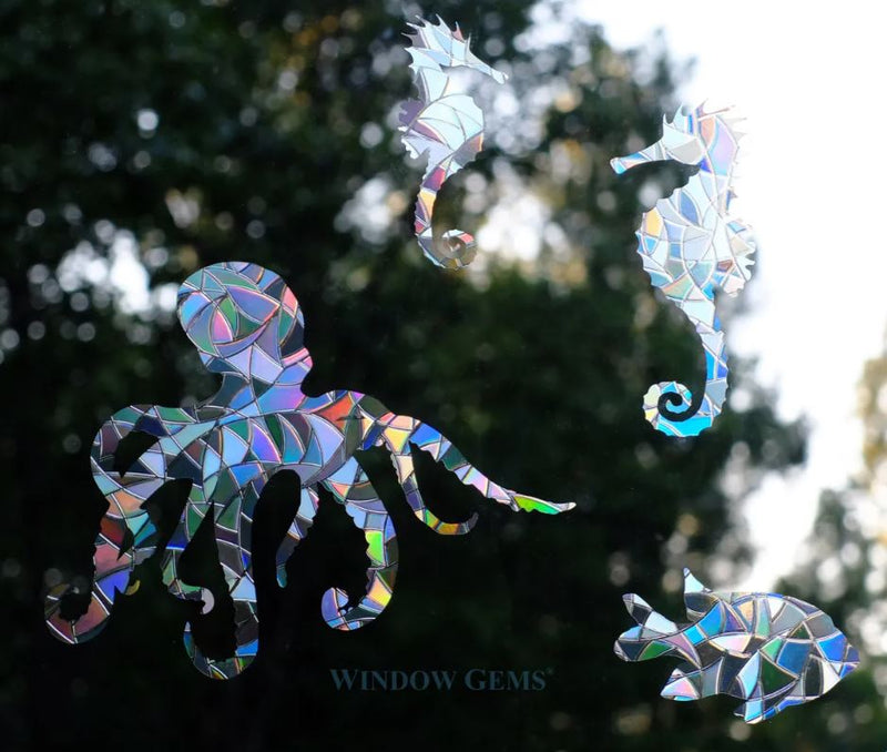 Ocean Creatures Window Clings