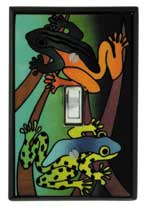 Rainforest Frogs Single Switch Plate Cover