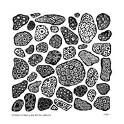 Petoskey Stones Linoprint
