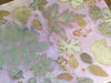 Silk/Wool Blend Scarf-cochineal-Sumac/Scented Geranium/Eucalyptus/Smoke Bush/Maple Leaves/Oak Leaves