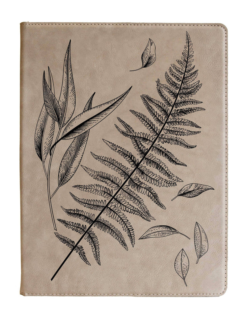 Portfolio Notebook - Faux Leather - Fern