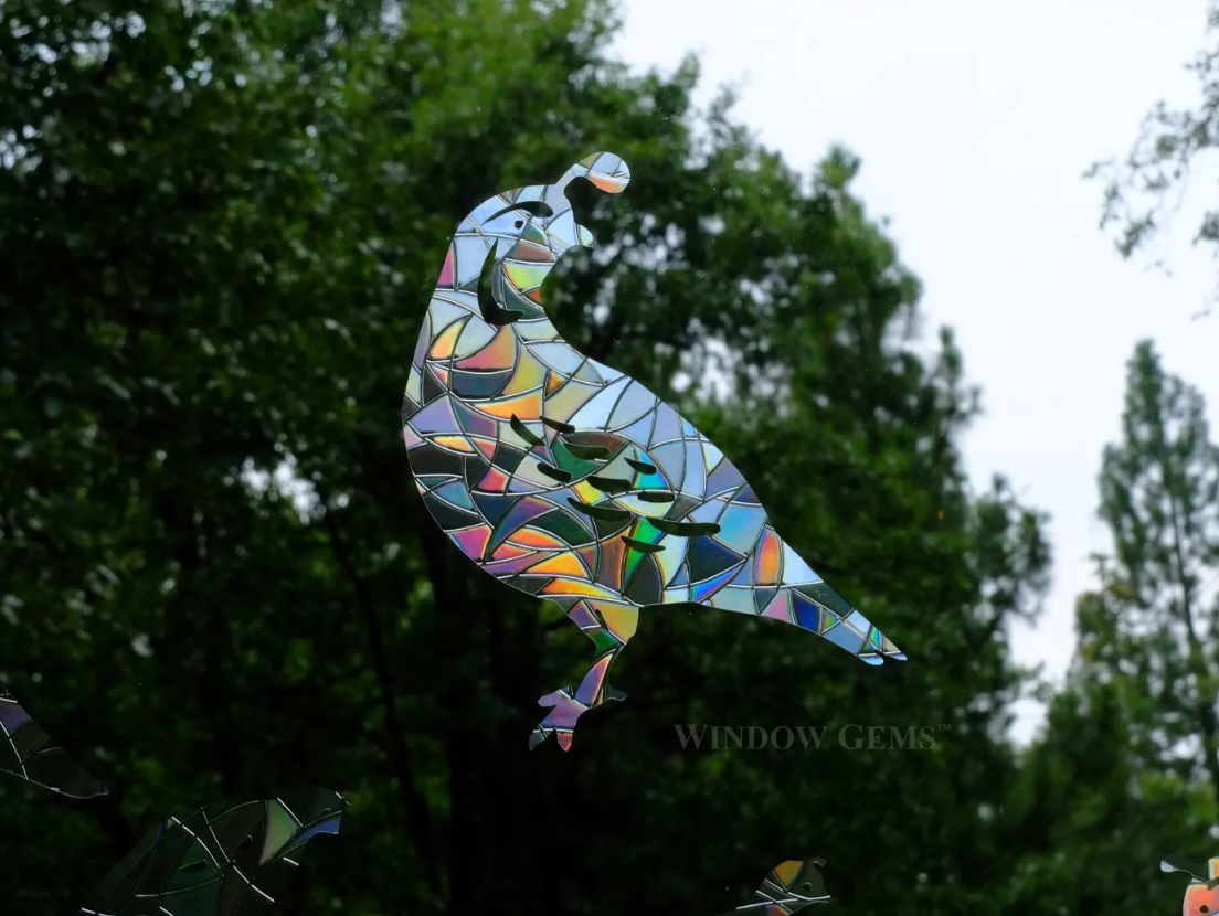 Quail Family Window Cling