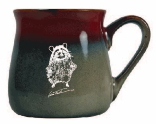 Rustic Tavern Mug - Raccoon