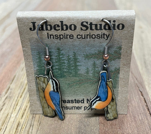 Red-Breasted Nuthatch Earrings