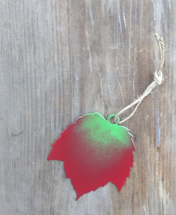 Red Maple #4 Leaf Ornament