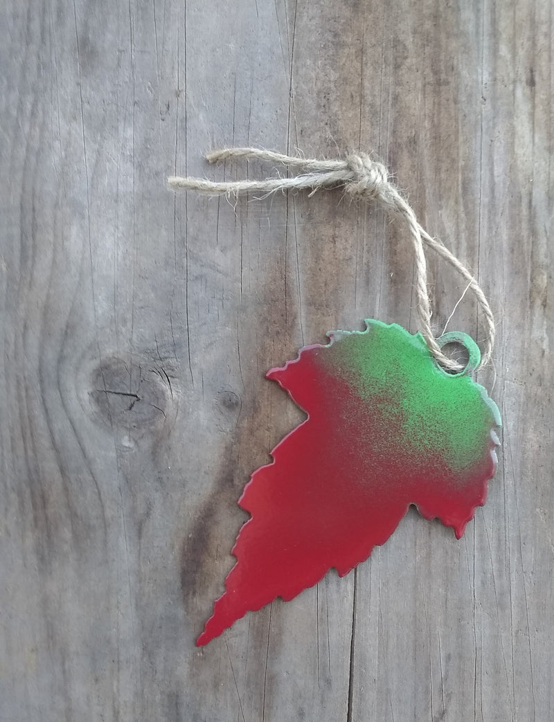 Red Maple #3 Leaf Ornament