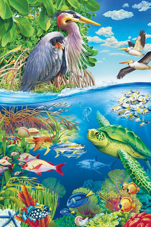 48 piece Air and Sea Floor Puzzle