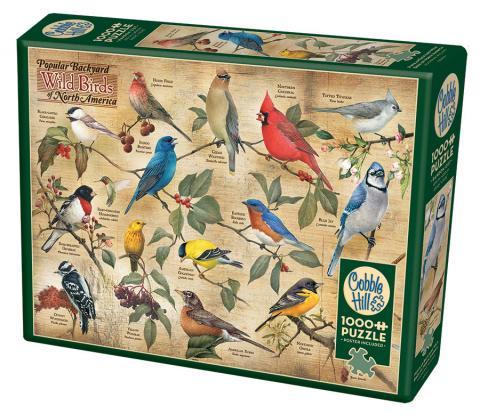 Popular Backyard Birds of North America 1000 PIECE JIGSAW PUZZLE