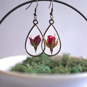 Miniature Rose Earrings 1