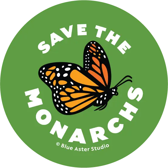Save the Monarch Button — Nature Niche