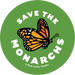 Save the Monarch Button - design