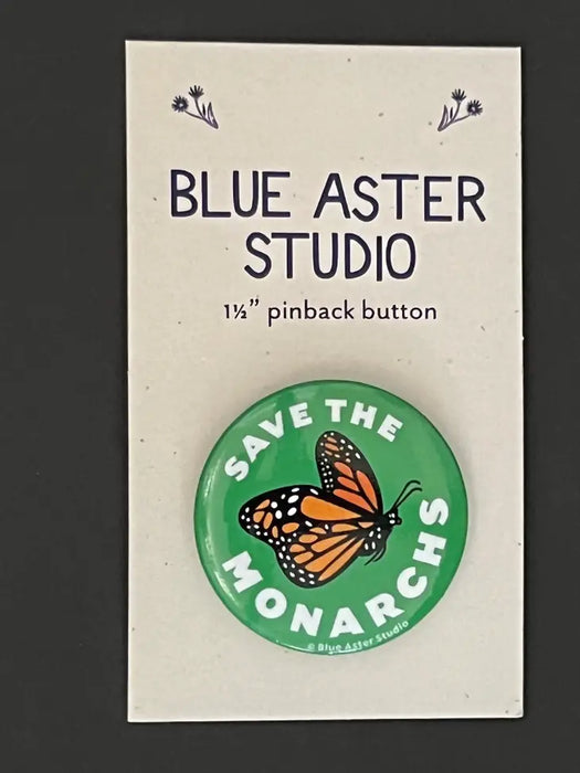 Save the Monarch Button - actual pin