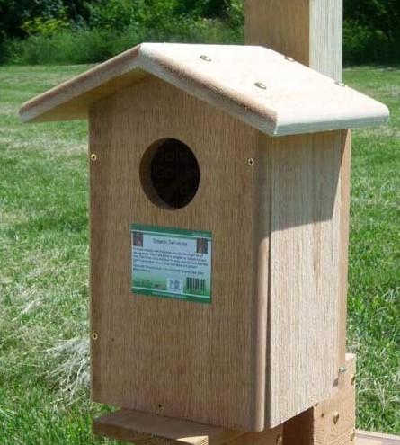Screech Owl House with Side Cleanout