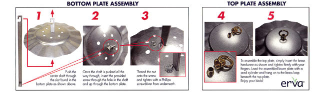 instructions for seed cylinder feeder