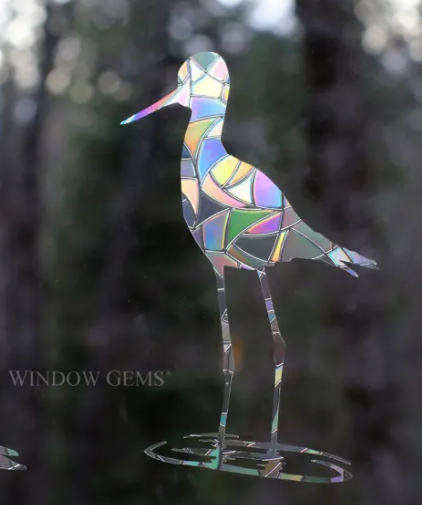 Shore Birds Window Cling Variety 2