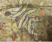 Silk Satin Scarf dyed in Weld