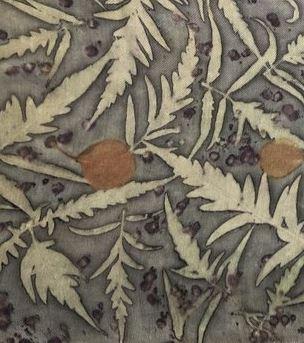 Silk/Wool Blend Scarf dyed in Logwood