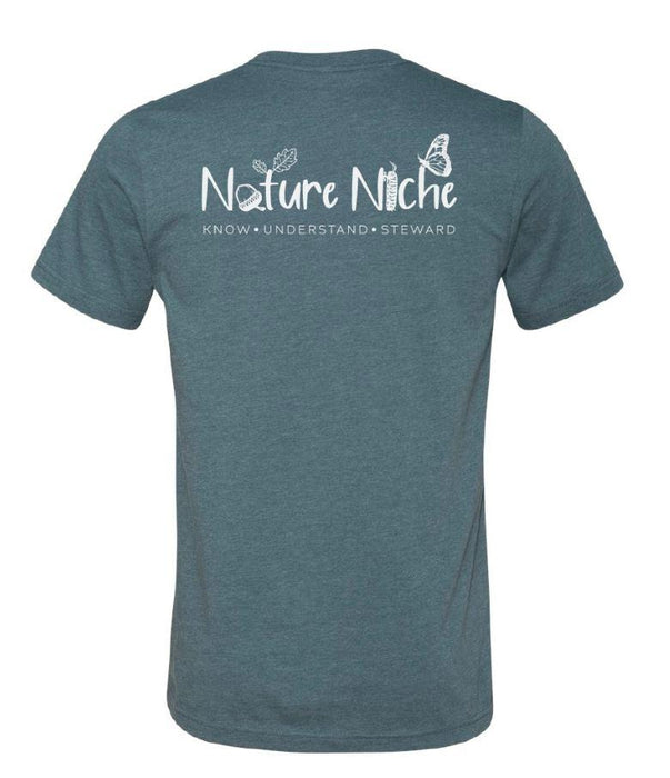 For the Love of Nature T-Shirt - slate -back