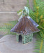 Toad House with Fern Design - Jarvis Speckled Green - Small