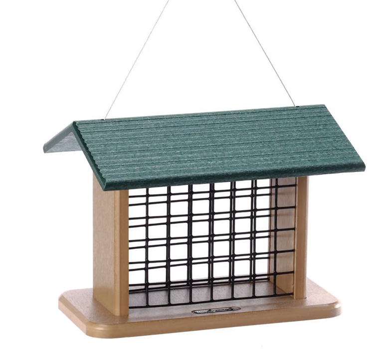 Seed and Suet Block Feeder - Recycled Plastic