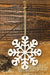 Snowflake #3 metal Ornament