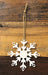 Snowflake #4 metal Ornaments
