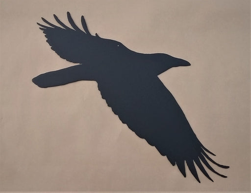 American Crow - Soaring - Metal Art