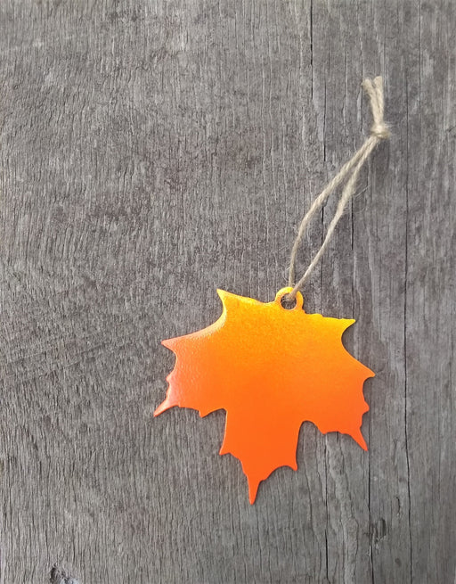 Sugar Maple Leaf Ornament - Fall Color