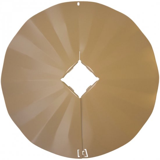 4X4 Disk Squirrel Baffle - Tan