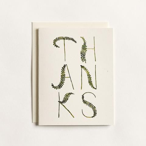 Fronds Thanks You Card 4