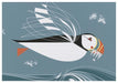 Charley Harper: The Name is Puffin notecard