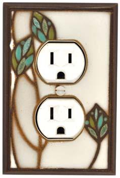 Three Leaves Outlet Plate Covers
