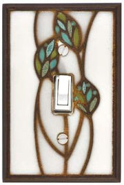 Three Leaves Light Switch Plate Covers