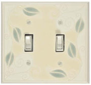 Trailing Vine Double Light Switch Plate