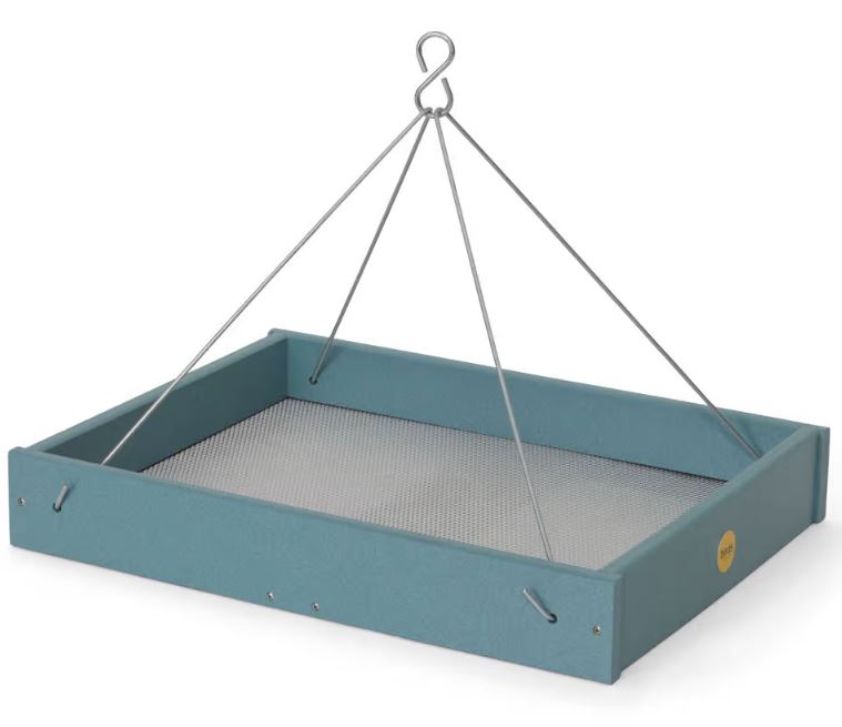 Green Solutions Hanging Platform Feeder - Large - Blue