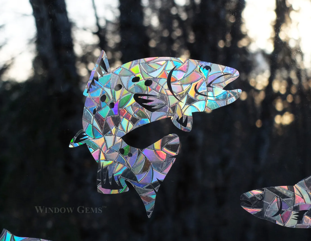 Rainbow Trout Window Cling - Thumbnail 2