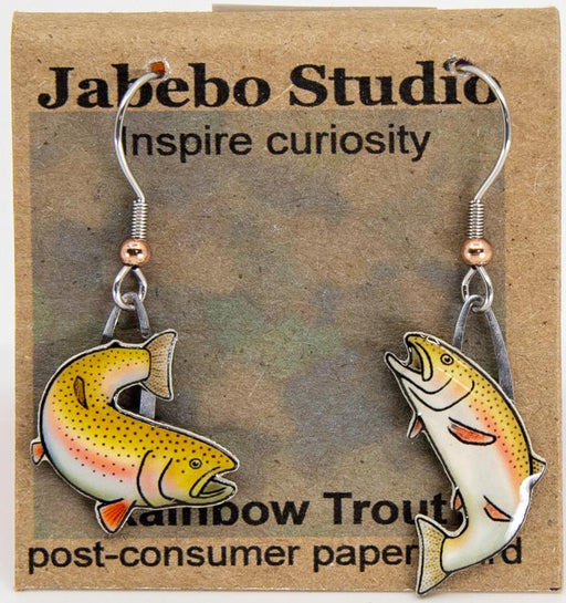 Rainbow Trout earrings