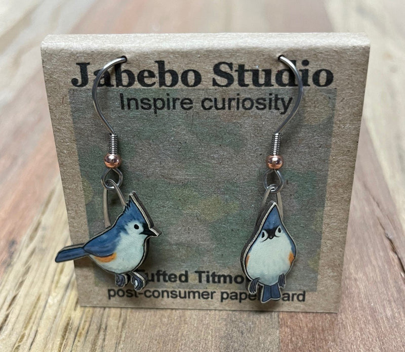Tufted Titmouse Earrings