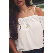 Real Tulip Tree Leaf Necklace