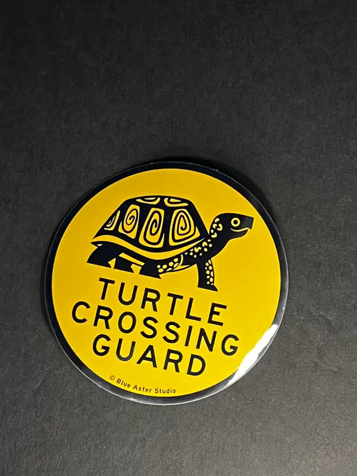 Turtle Crossing Guard Sticker
